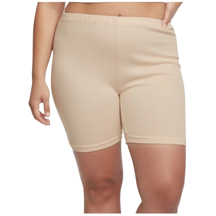 Reformy z Nogawkami Bawełniane Przeciw Otarciu Ud Beżowe