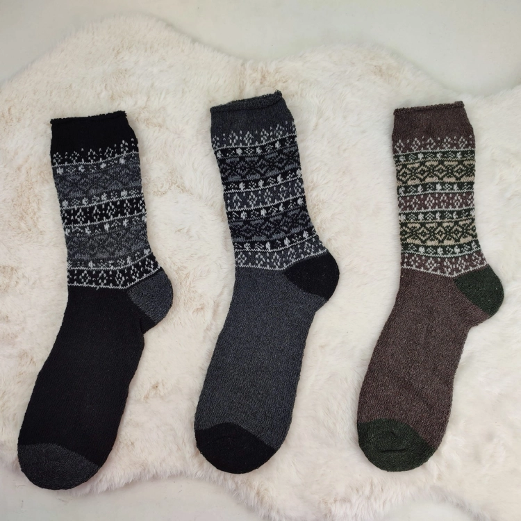 Ciepłe Skarpety Męskie Zimowe Długie Norweskie 6-Pak
