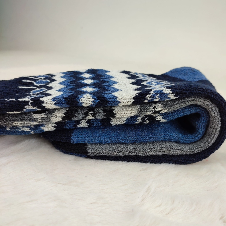 Skarpety Z Alpaki Bezuciskowe Długie Ciepłe Wełniane 6-Pak