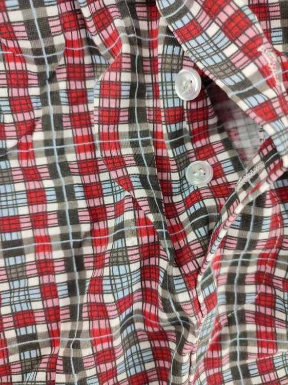 Bokserki męskie luźne z funkcjonalnym rozporkiem zapinanym na guziki.